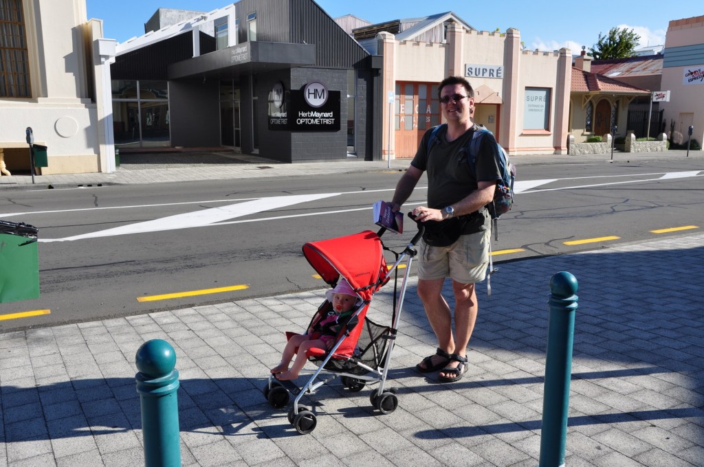 Starting out on the self-guided Art Deco walk in Napier